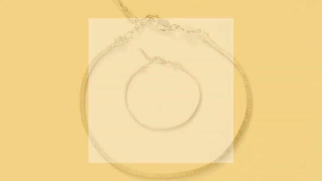 Stackable Snake Bone Chain Bracelet Silver смотреть онлайн