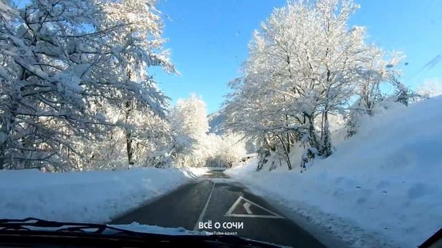 ЗИМА в СОЧИ ? СНЕГОПАД В СОЧИ Как замело окраины? Солох-Аул зимой! Дагомысские корыта зимой! смотреть онлайн