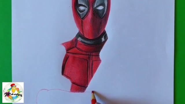 como dibujar a deadpool // How To Draw Deadpool// Lapiz Master смотреть онлайн