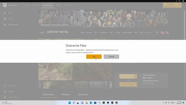 How to Import Marketplace Assets in Unreal Engine 5 Tutorial смотреть онлайн