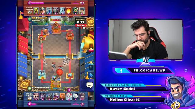 ELE PEGOU TOP 50 GLOBAL FÁCIL NO CLASH ROYALE! смотреть онлайн