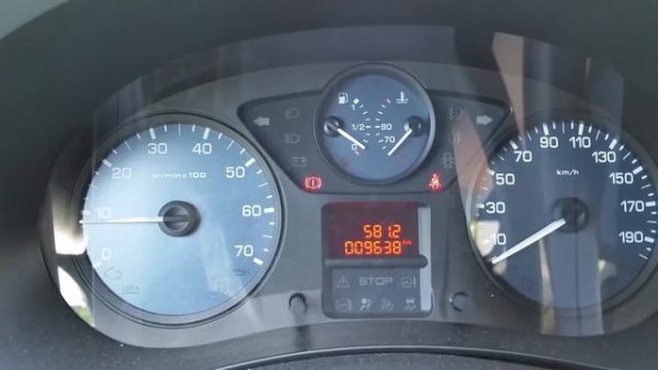 Peugeot Partner kontrolka check engine