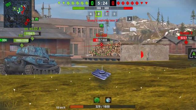 FV 4004 Conway in Mad Games, Yukon - 4.5 K Damage - WoT Blitz Tier 9 British Tank Destroyer TD Game смотреть онлайн