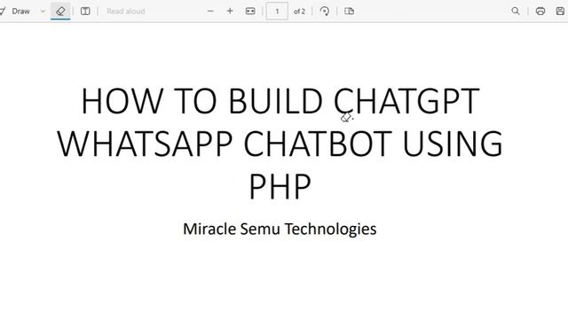 How to create whatsApp chatgpt chatbot using php code смотреть онлайн