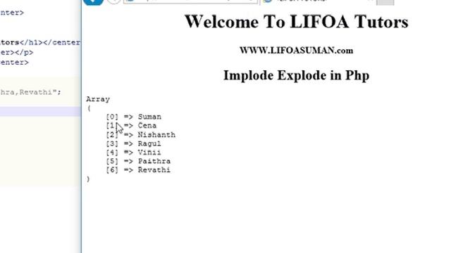 30 Explode and Implode in PHP смотреть онлайн