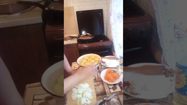 узбекская кухня. Товук ковурма, по простому жаркое с курицей. смотреть онлайн