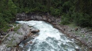 Пороги реки Кизир. Август 2023 г.