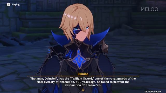 Genshin Impact - Aether Meets Lumine Again After Losing Her (Reunion) смотреть онлайн