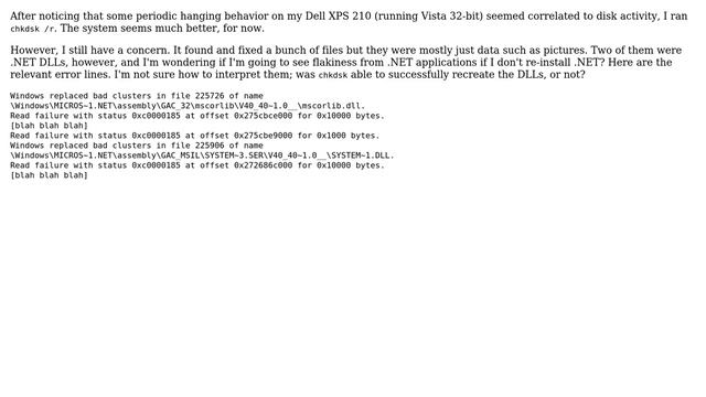 Do I need to re-install .NET (or something) after mscorlib.dll chkdsk error? (2 Solutions!!) смотреть онлайн