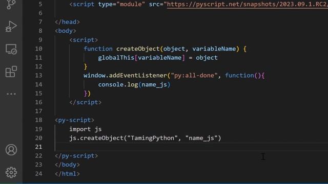 Run python in browser with pyscript | pyscript tutorial смотреть онлайн