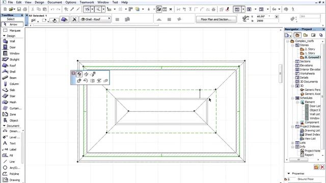 Complex roofs in ARCHICAD - Creating multilevel roofs смотреть онлайн