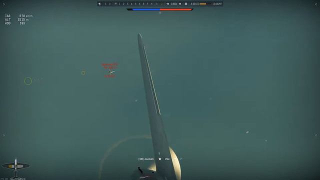 War Thunder Arcade Yak 9P (19/0) Replay смотреть онлайн