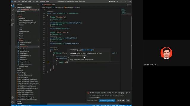 Webinar : Integrating Firebase Authentication into a Unity Application смотреть онлайн