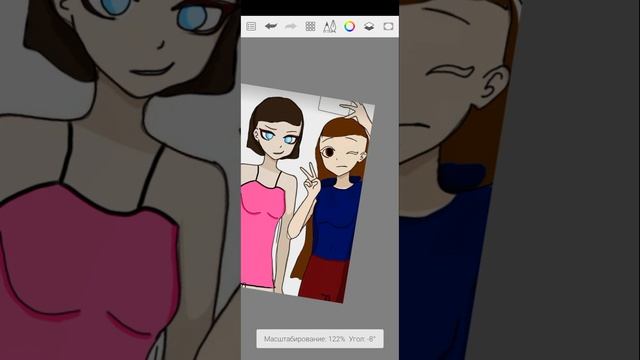 рисунрк в стиле аниме