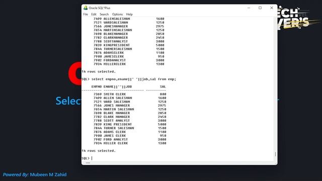 how to use powerful select statement, Concatenation & Alias in Oracle | Oracle Full Course 2022 смотреть онлайн