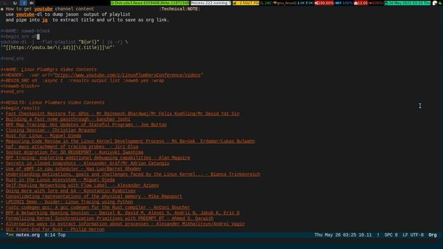 Emacs Get Youtube Video Contents In ORG File 2022_05_26_03:13:56 смотреть онлайн