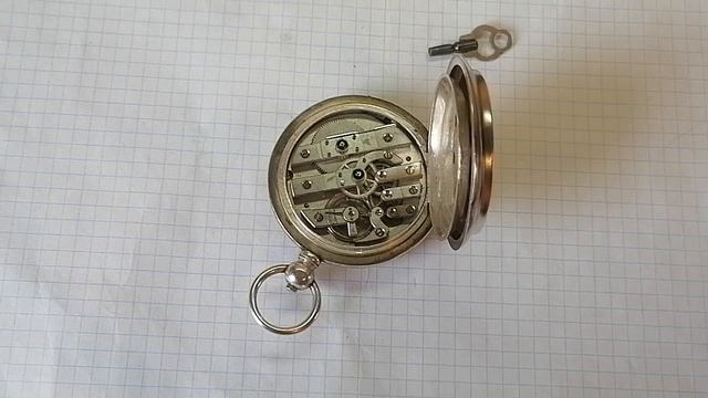 Часы карманные Tobias, царское серебро 84 пробы. смотреть онлайн