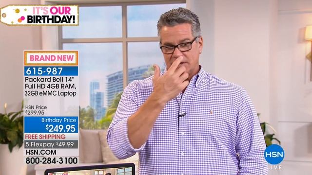 Packard Bell 14.1" Intel 4GB RAM, 32GB eMMC Laptop with ... смотреть онлайн