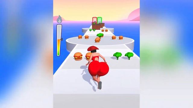 Twerk Race 3D Gameplay - Top iOS, Android Games - Queen Gaming смотреть онлайн