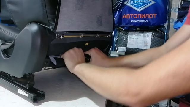 Установка Авточехлов на ХЁНДАЙ СОЛЯРИС 1 смотреть онлайн