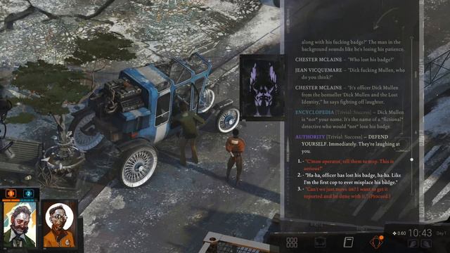 (Blind) Lets Play - 3 Disco Elysium - Dick Mullen Supercop смотреть онлайн
