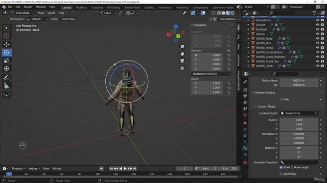6. Setting up Custom Bone shapes смотреть онлайн