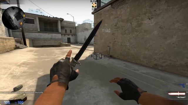 CSGO: Bayonet Blue Steel Review/Gameplay: (BS) смотреть онлайн