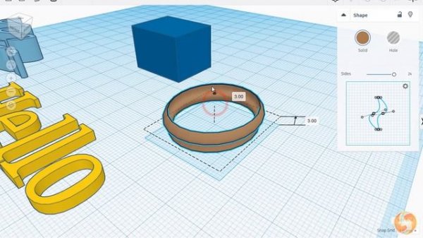 TinkerCAD - Tutorial for Beginners in 9 MINUTES!  [ COMPLETE ]