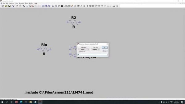 Adding Third Party Models | TI LM741 | Inverting Op-amp Circuit | Tutorial 2