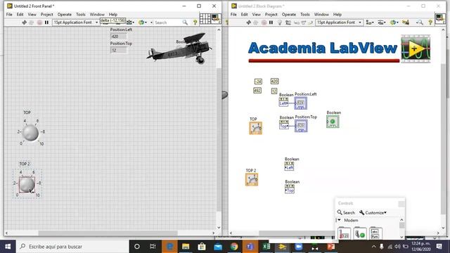 Vídeo 25 propiedad Visible y Top y left de los objetos de LabView смотреть онлайн