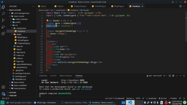 React Router смотреть онлайн