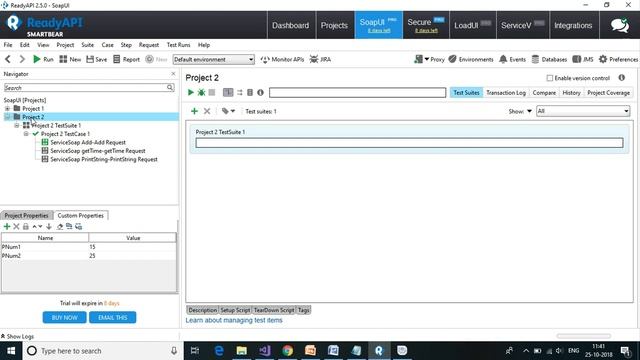 SoapUI (Ready API) Video Tutorial Part5 : Properties| API Testing | Test API | Web Service Testing смотреть онлайн