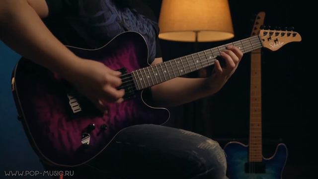 Шестиструнная электрогитара SCHECTER PT PRO (мощные датчики и отсечка) смотреть онлайн