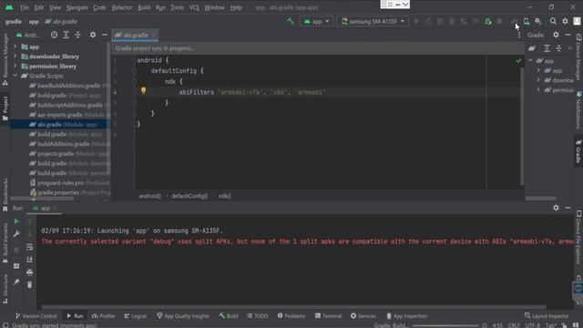 Device Supports Armeabi-v7a, Armeabi, But APK Only Supports Arm64-v8a