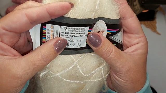 Вязание из остатков пряжи/2  Свитер из можера