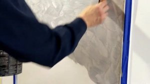 МАСТЕР - КЛАСС ПО НАНЕСЕНИЮ ДЕКОРАТИВНОЙ КРАСКИ С ПЕСКОМ В СЕРЕБРЕ. МОЖЕТ ПОВТОРИТЬ ЛЮБОЙ