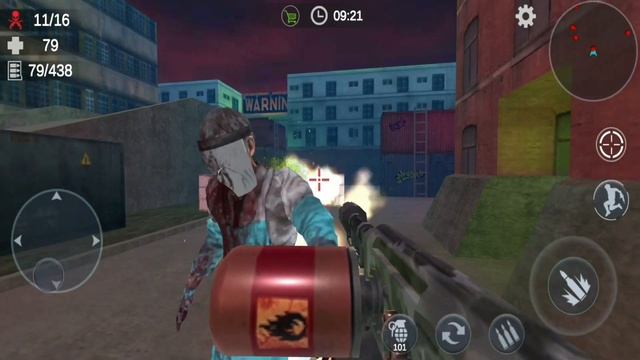 Zombie 3D Gun Shooter Real Survival Warfare Part 10 - VIRUS TOWN Stage Gameplay Walkthrough Android смотреть онлайн