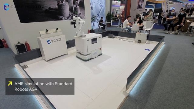 Collaborative robot demo on ITES 2022 смотреть онлайн