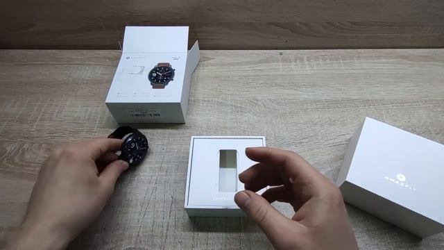 Распаковка умных часов Xiaomi Amazfit GTR 47mm смотреть онлайн