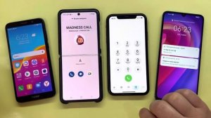 4 Incoming Call Samsung Galaxy Z Flip/HONOR X7A vs Honor 7A VS IPhone 11