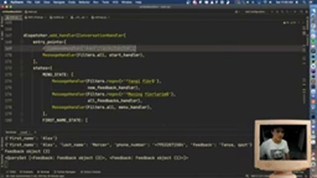 Python orqali Telegram bot tuzish. 3-kun смотреть онлайн