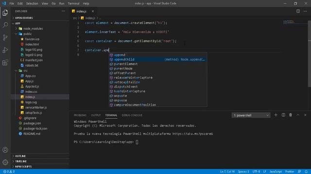 05 ReactDOM render смотреть онлайн