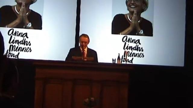 Kofi Annan lecture in Lund - part 1