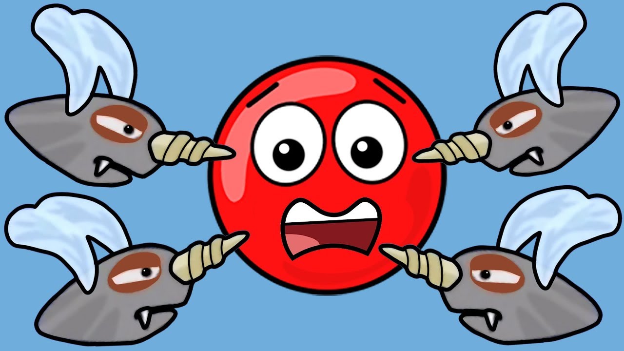 Новый КРАСНЫЙ ШАР #9. 24-26 УРОВНИ. Мультик ИГРА New Red Ball 2 смотреть онлайн