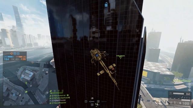 [Battlefield 4] CTG vs SYM Helicopter POV ( 30 killstreak ) смотреть онлайн