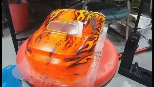TAMITA MX5 Body painting 바디 도색 / www.rcfactory.net смотреть онлайн