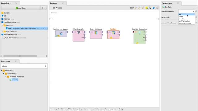 Data Mining with RapidMiner - Logistic Regression (Thai) смотреть онлайн