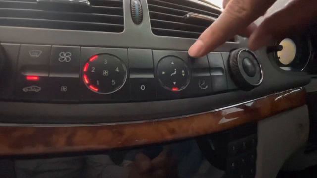 วิธีเปิด ปิด แอร์ เบนซ์ W211 E200 Kompressor