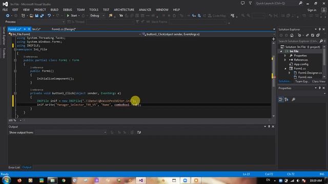 How To Write In An Ini File C# смотреть онлайн