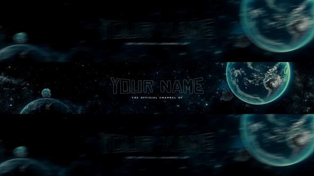 "Space" | FREE PHOTOSHOP BANNER TEMPLATE смотреть онлайн